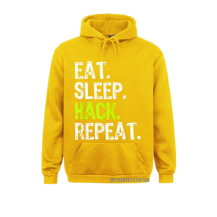 Eat Sleep Hack Repeat Hoodie