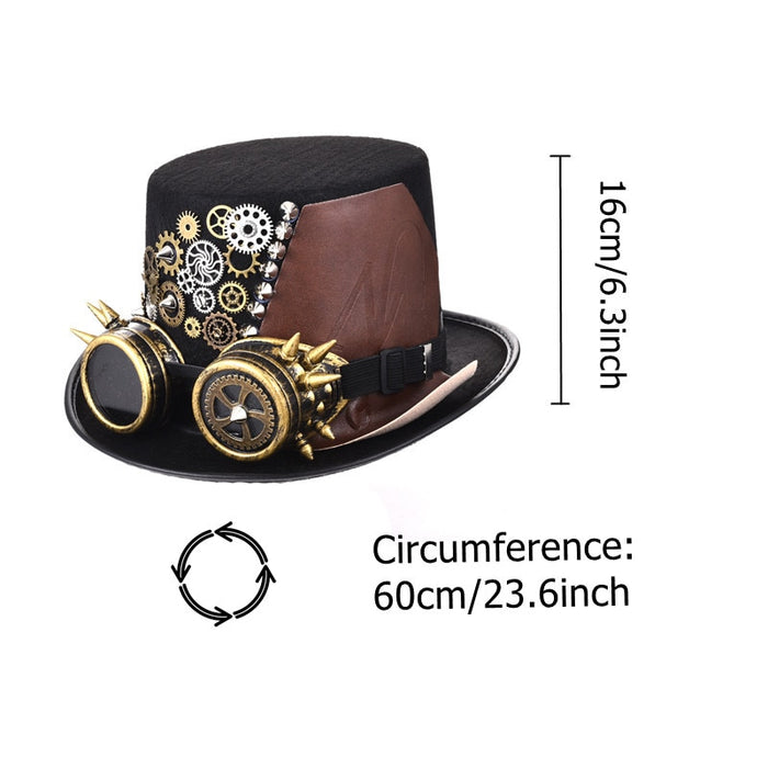 Steampunk top hat