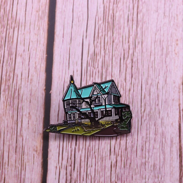 The Klopek House Enamel Pin