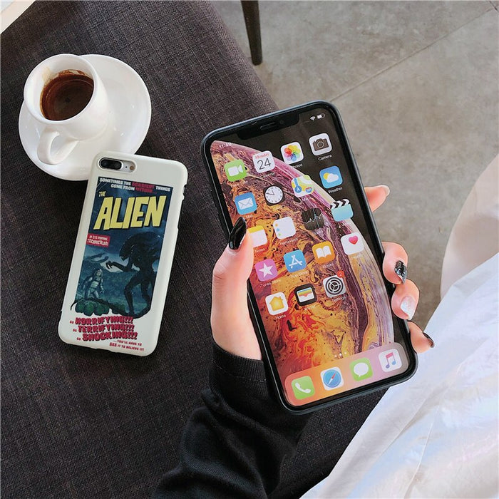 Alien Inspired retro iphone case