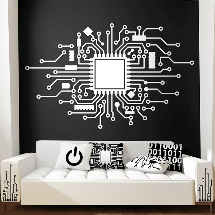 Circuit Board Wall Sticker