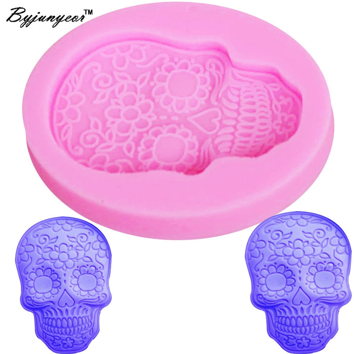 Skeleton Head Skull Silicone Mold