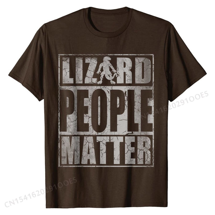 Lizard People Matter Reptilian T-Shirt