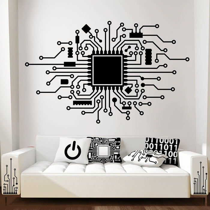 Circuit Board Wall Sticker