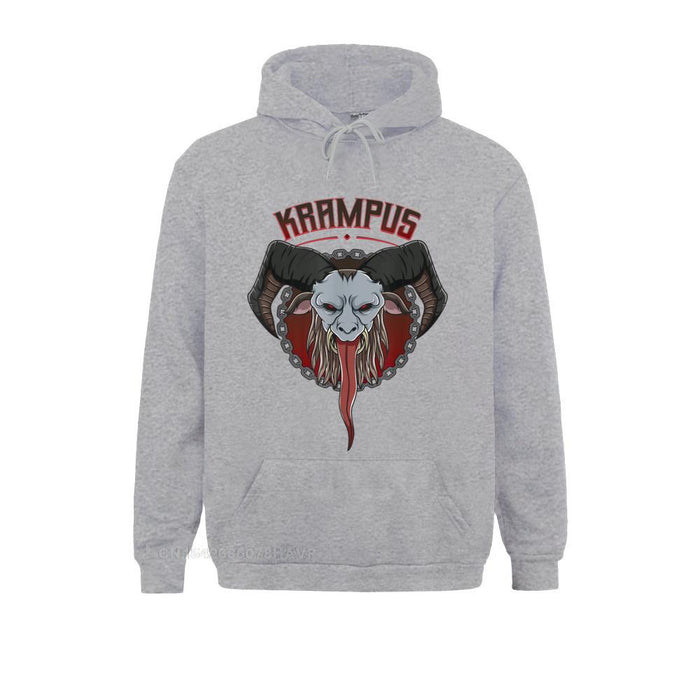 Krampus Horned Goat Demon Hoodie