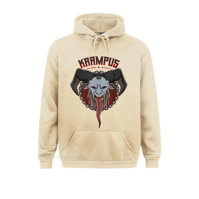 Krampus Horned Goat Demon Hoodie