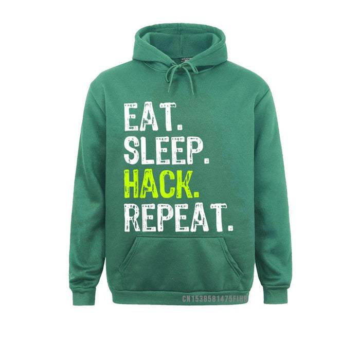 Eat Sleep Hack Repeat Hoodie