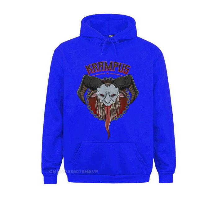 Krampus Horned Goat Demon Hoodie