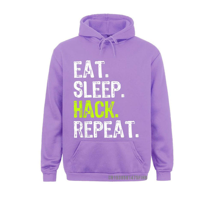 Eat Sleep Hack Repeat Hoodie