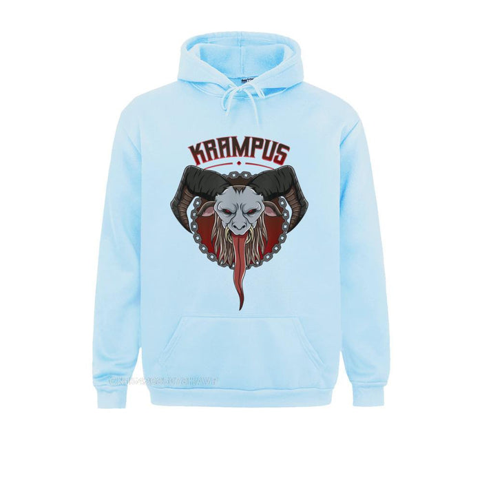 Krampus Horned Goat Demon Hoodie