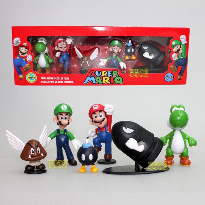 Super Mario Bros Action Figure Toys