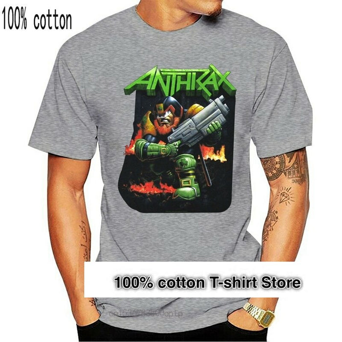 Rare Anthrax Irish Judge Dredd T-Shirt