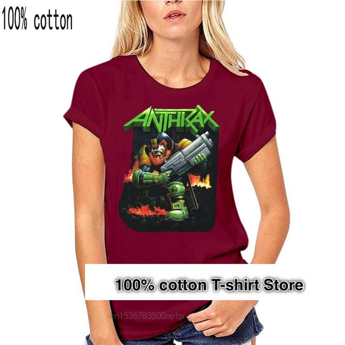 Rare Anthrax Irish Judge Dredd T-Shirt