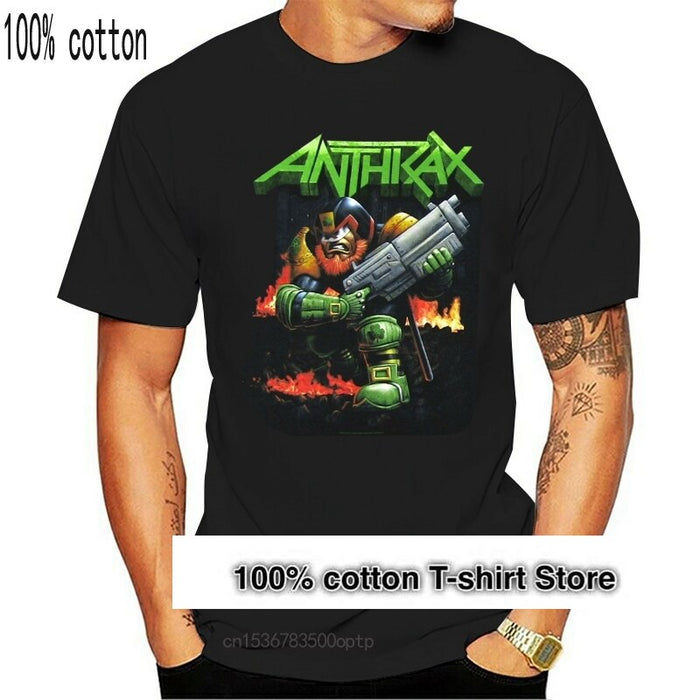 Rare Anthrax Irish Judge Dredd T-Shirt