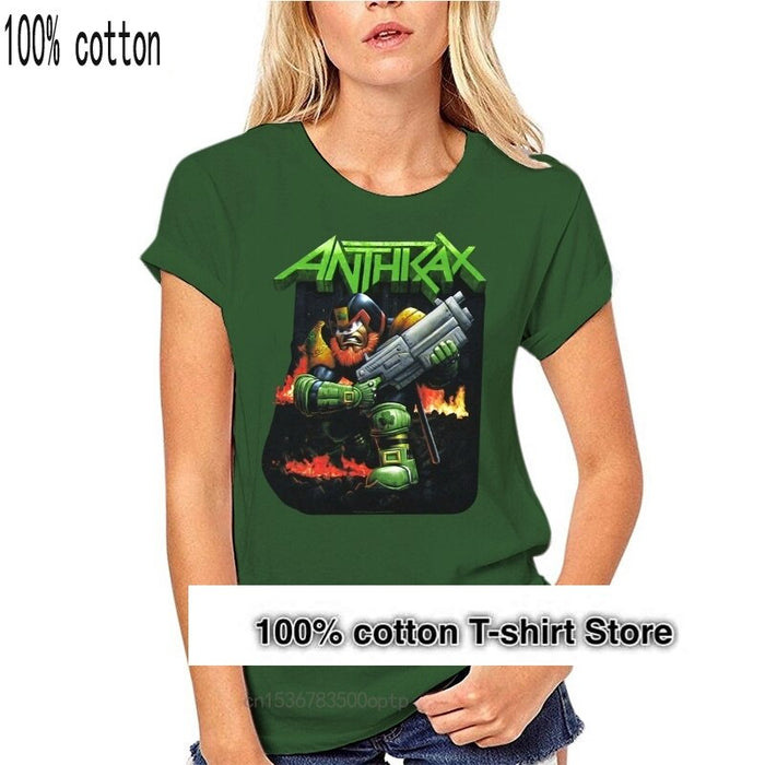 Rare Anthrax Irish Judge Dredd T-Shirt