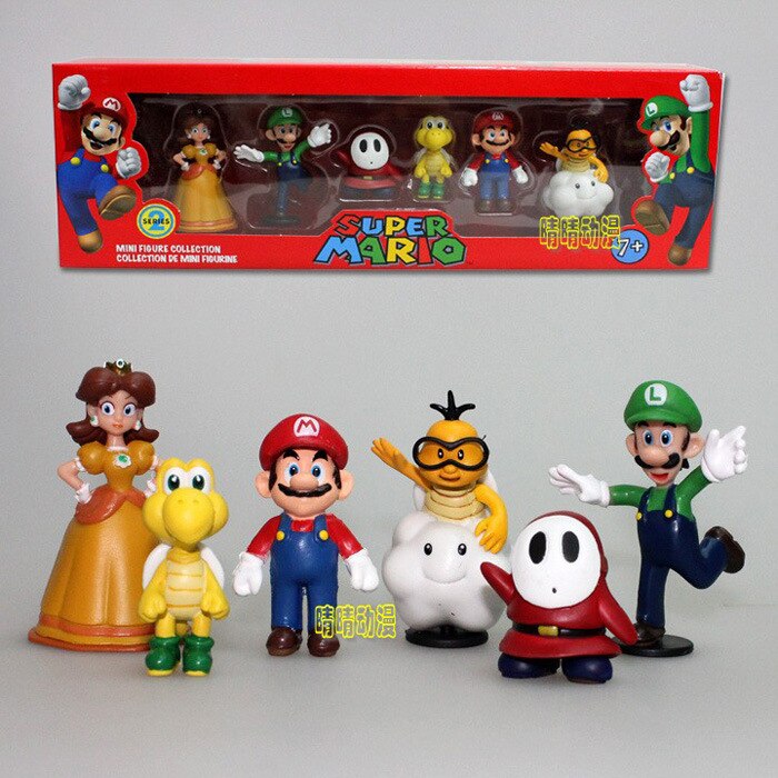 Super Mario Bros Action Figure Toys