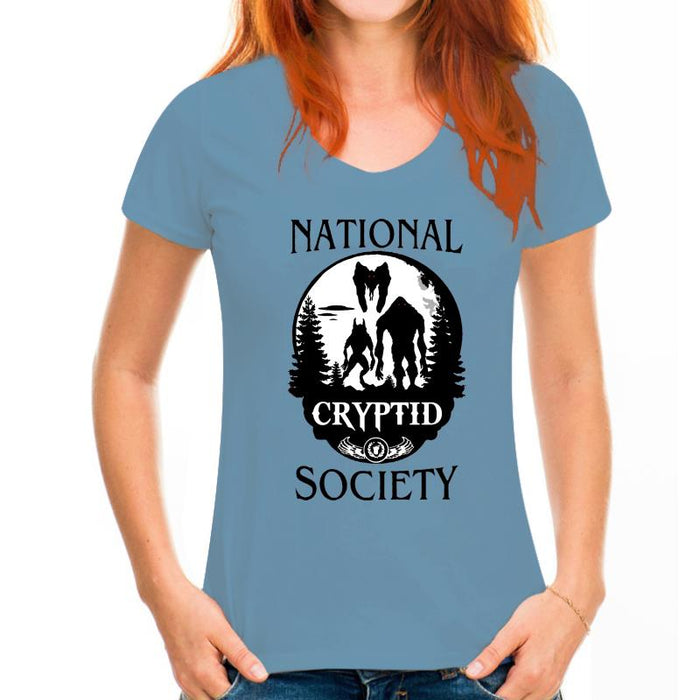 Bigfoot Dogman Mothman UFO National Cryptid Society Mens T-Shirt