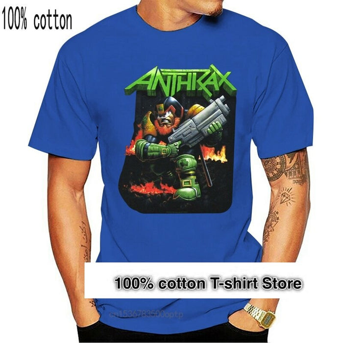 Rare Anthrax Irish Judge Dredd T-Shirt