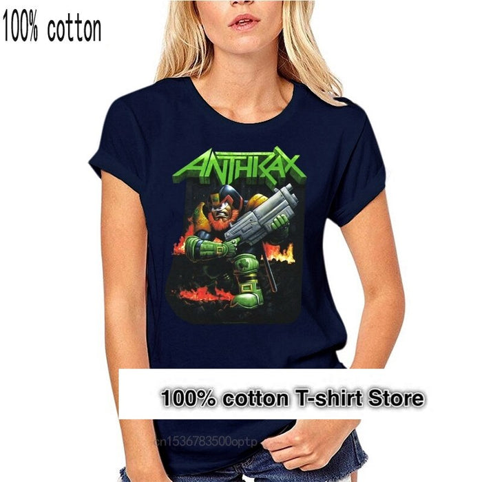 Rare Anthrax Irish Judge Dredd T-Shirt