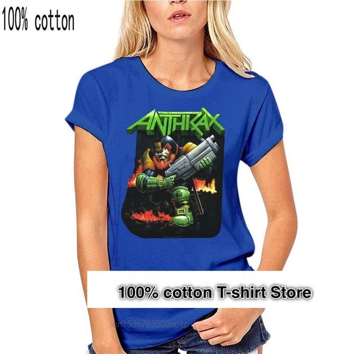 Rare Anthrax Irish Judge Dredd T-Shirt