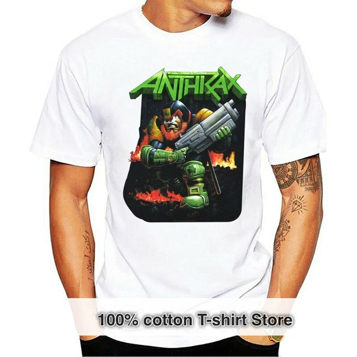 Rare Anthrax Irish Judge Dredd T-Shirt