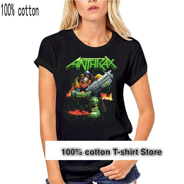 Rare Anthrax Irish Judge Dredd T-Shirt