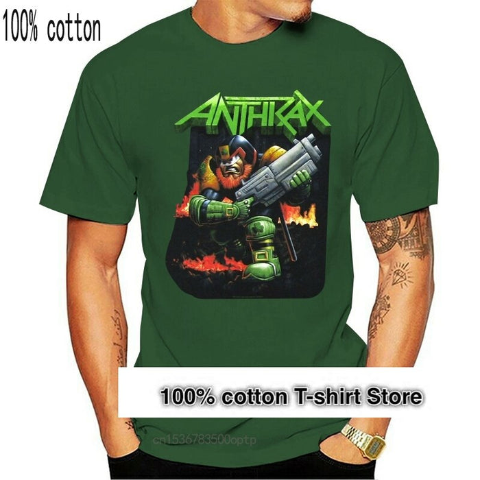 Rare Anthrax Irish Judge Dredd T-Shirt