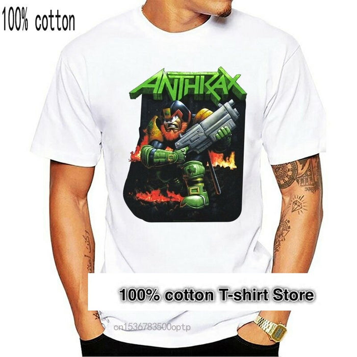 Rare Anthrax Irish Judge Dredd T-Shirt