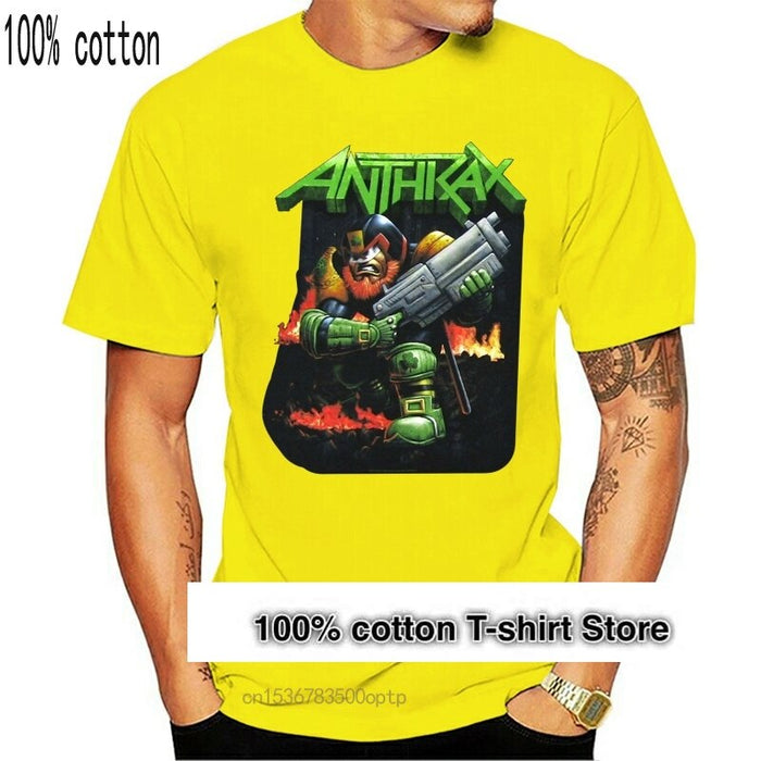 Rare Anthrax Irish Judge Dredd T-Shirt