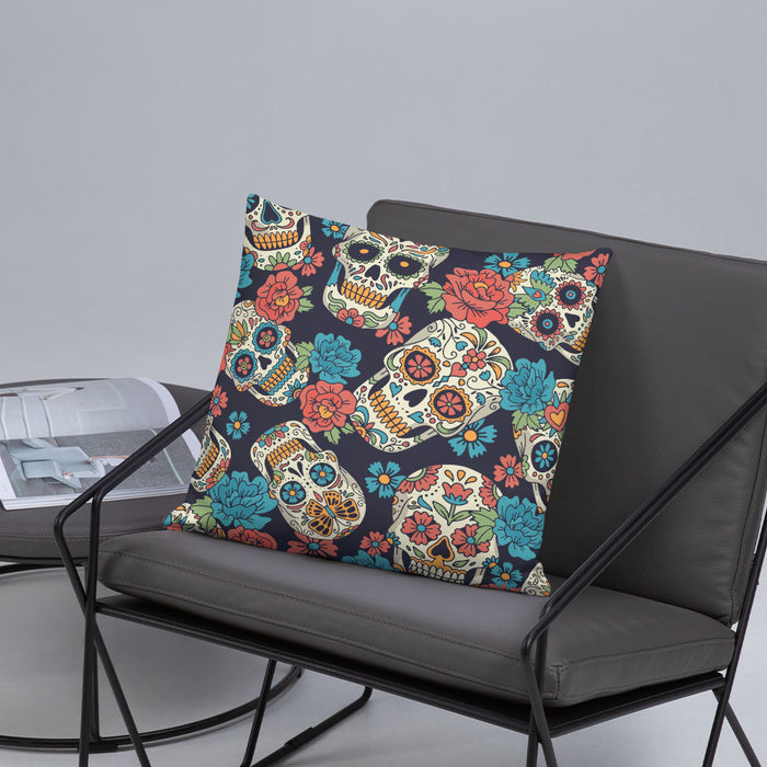 Day Of The Dead Skull | Basic Pillow