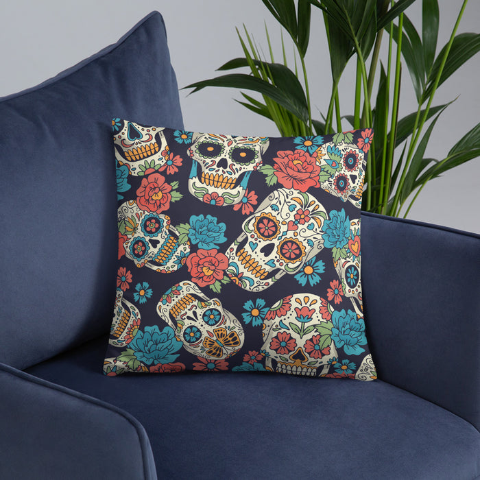 Day Of The Dead Skull | Basic Pillow