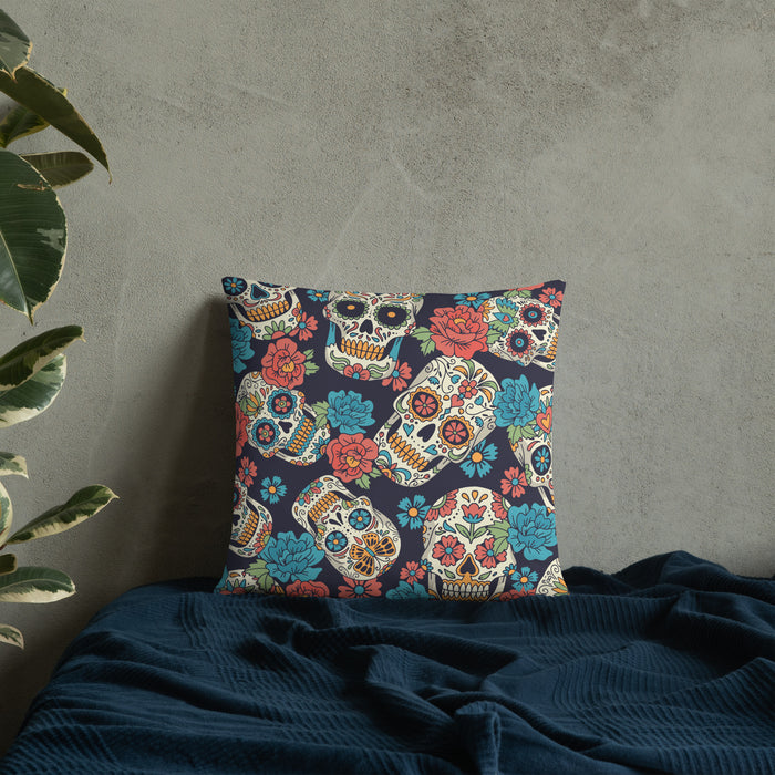 Day Of The Dead Skull | Basic Pillow