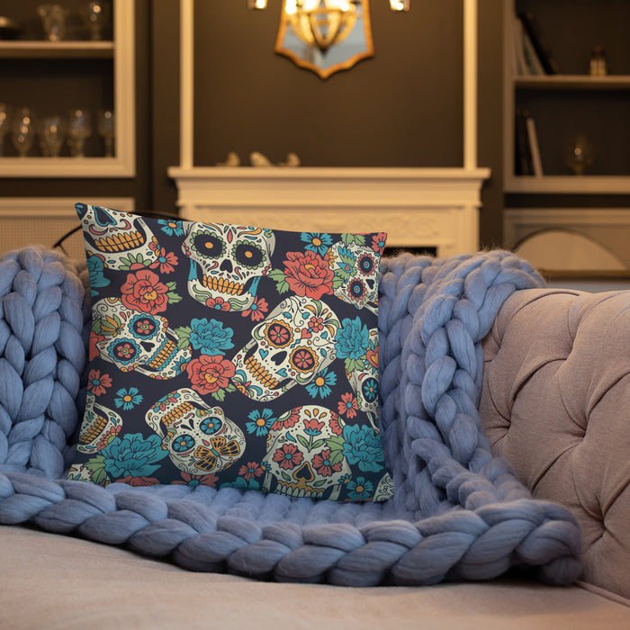 Day Of The Dead Skull | Basic Pillow