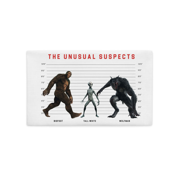 Unusual Suspects Premium Pillow Case