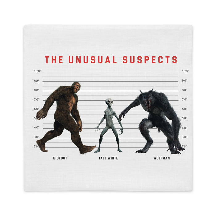 Unusual Suspects Premium Pillow Case