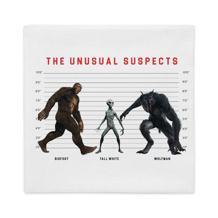 Unusual Suspects Premium Pillow Case