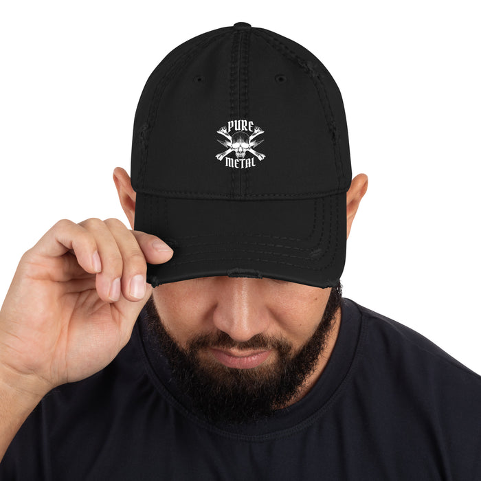 Pure metal | Distressed Dad Hat