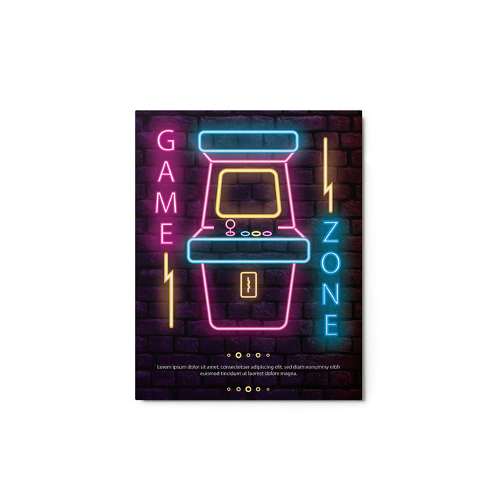 Retro Gamer Poster | Metal prints