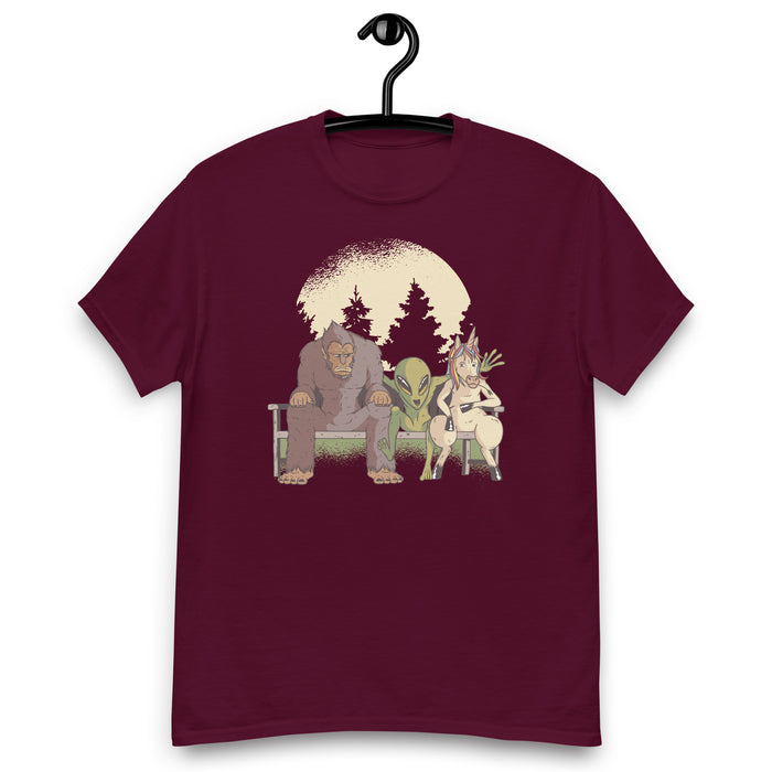 Bigfoot | Alien | Unicorn Men's classic tee