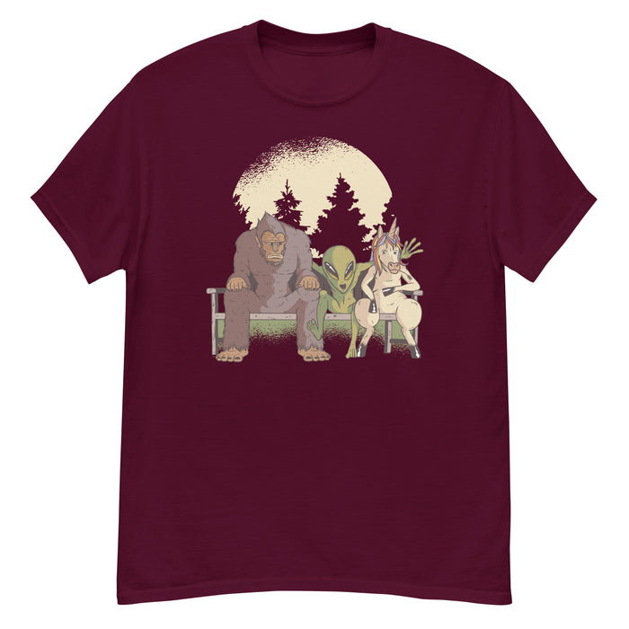 Bigfoot | Alien | Unicorn Men's classic tee