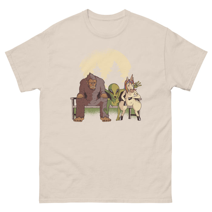 Bigfoot | Alien | Unicorn Men's classic tee