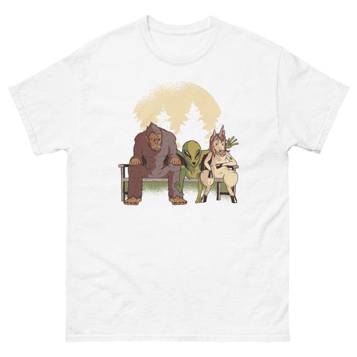 Bigfoot | Alien | Unicorn Men's classic tee