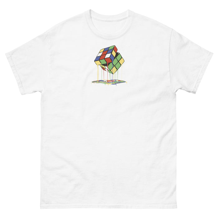 Melting Rubix Cube | Men's classic tee