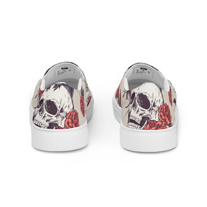 Skull & Crow Design | Men’s slip-on canvas shoes