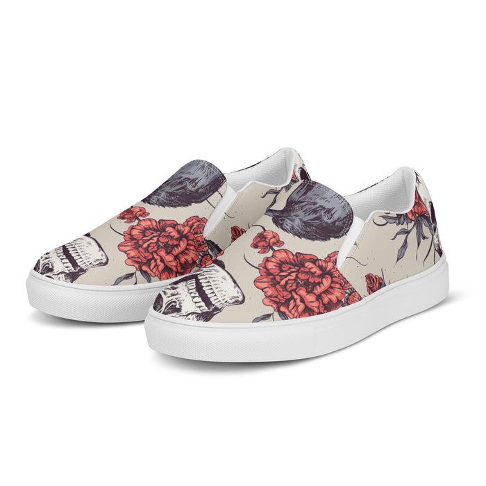 Skull & Crow Design | Men’s slip-on canvas shoes