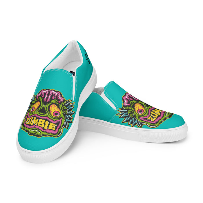 Zombie Face | Men’s slip-on canvas shoes