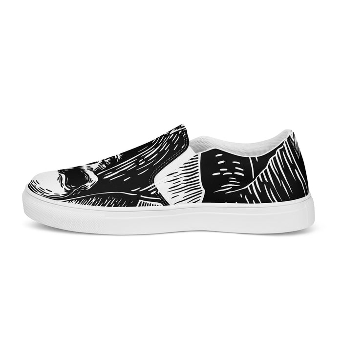 Death Angel | Men’s slip-on canvas shoes