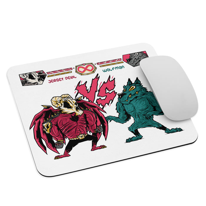 Jersey Devil Vs Wolfman | Mouse pad