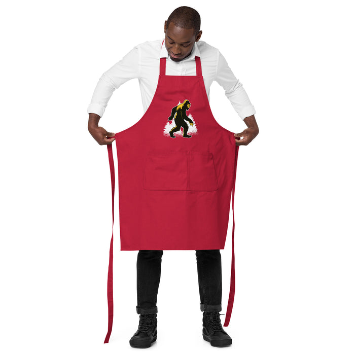 Bigfoot Walking | Organic cotton apron