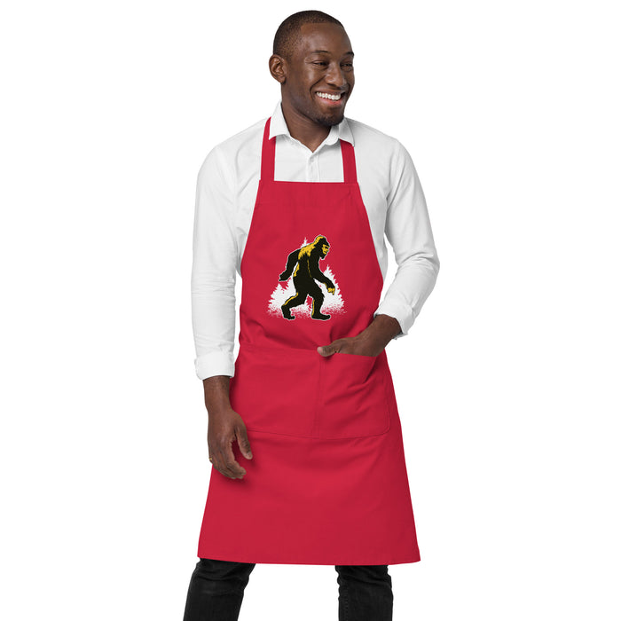 Bigfoot Walking | Organic cotton apron